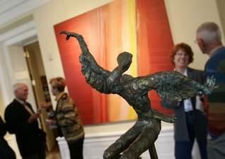 Renate Burgyan Fackler's bronze sculpture